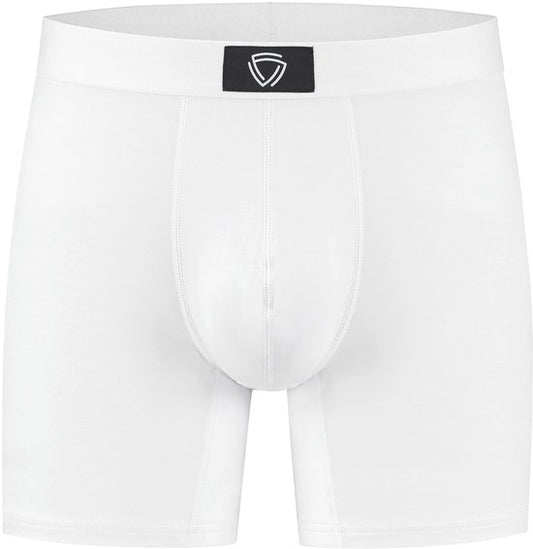 Fibershirts Anti-Sweat Boxershorts - Integriertes Schweißpolster - Atmungsaktives MicroModal - Anti-Transpiration - Herren - Größe XL - Weiß