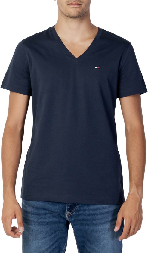 T-Shirt mit U-Ausschnitt, Classic Fit, MW0MW01768 – Blaue Shirts