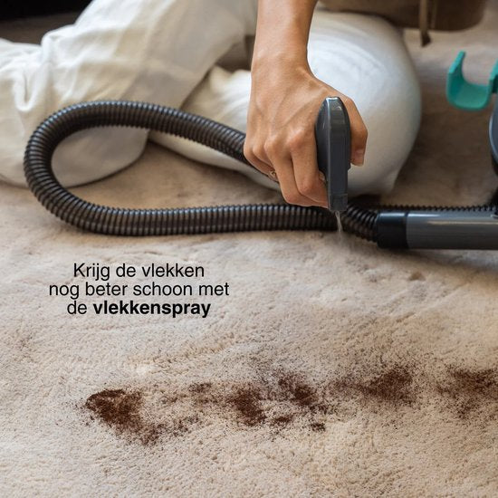 Achaté Fleckenreiniger PRO - Teppichreiniger mit Dampf & Heißwasser - Dampfreiniger - Sofareiniger - Sitzreiniger - Möbelreiniger - Matratzenreiniger - Autositzreiniger - Textilreiniger - Reinigungsmaschine für Teppich, Sofa, Auto, Matratze