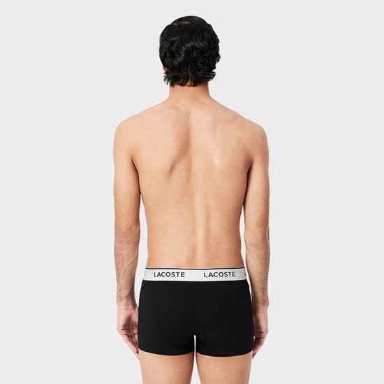 Lacoste Herren 3P-Boxershorts, schwarz - Größe M