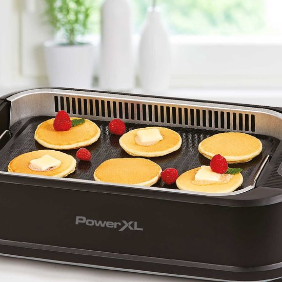 PowerXL Smokeless Grill - Elektrogrill - Rauch- & geruchloses Grillvergnügen - Grill- & Aromafunktion - Antihaftbeschichtung - 1500 Watt