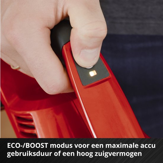 Einhell Akku-Staubsauger TE-SV 18 Li Solo – Power X-Change – 18 V/Li-Ion – 0,6-l-Behälter – 4 LEDs – Dreifach-Filtersystem – Motorisierte Bodendüse – Ohne Akku und Ladegerät