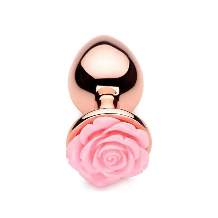 Rosa Rose Gold Großer Anal Plug