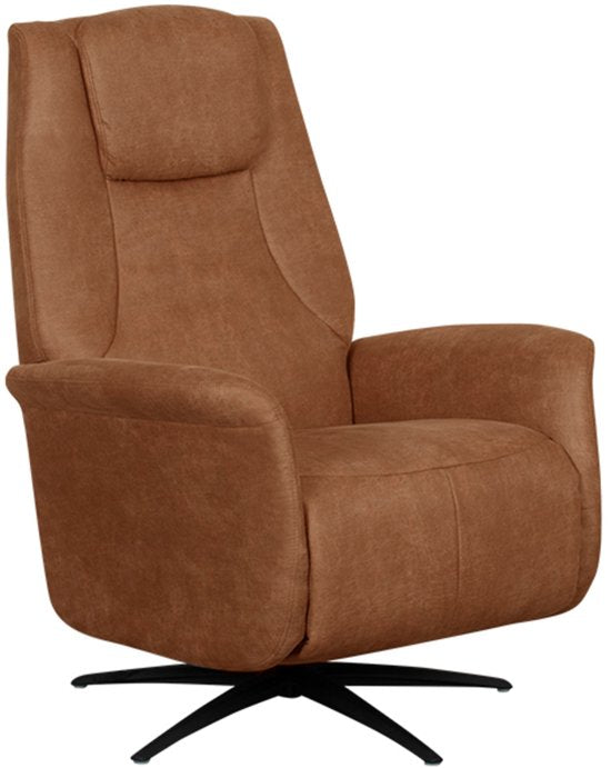 LABEL51 Stockholm Sessel – Braun – Stoff – 1-Motor – – – Mit Armlehne