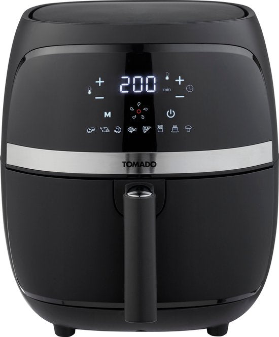 Tomado TAF3202B - Heißluftfritteuse - 3,2 Liter Fassungsvermögen - Digitalanzeige - 500g Pommes frites - PFAS frei - Best Buy - Aug & Nov 2024