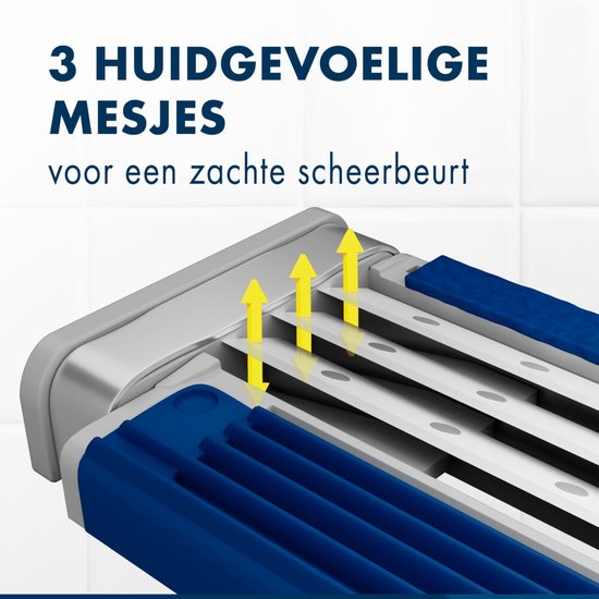 Gillette – Blue III Smooth – Einwegrasierklingen – Komfort und Schutz – 12 Rasierklingen