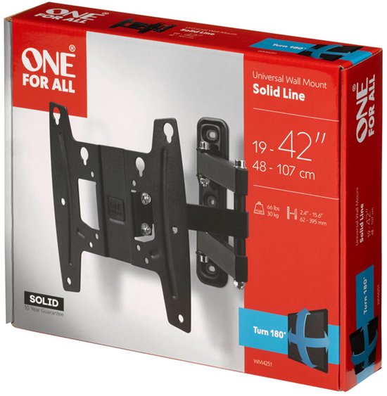 One For All WM4251 Vesa 200 Wandhalterung – schwenkbar (180°)