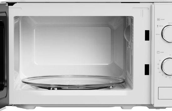 Tomado TMS2003W - Solo-Mikrowelle - 20 Liter - 5 Leistungsstufen - 700 Watt - Innenbeleuchtung - Weiß