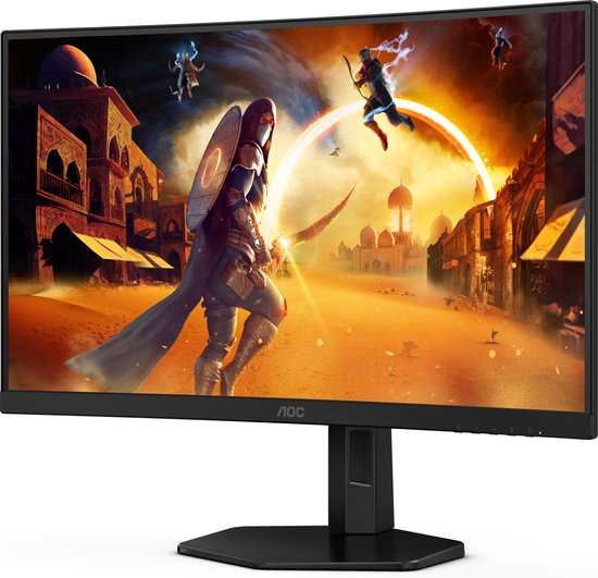 AOC C27G4ZXU – Full-HD-Curved-Monitor – Lautsprecher – USB-Hub – Ergonomisch – 280 Hz – 0,3 ms – 27 Zoll