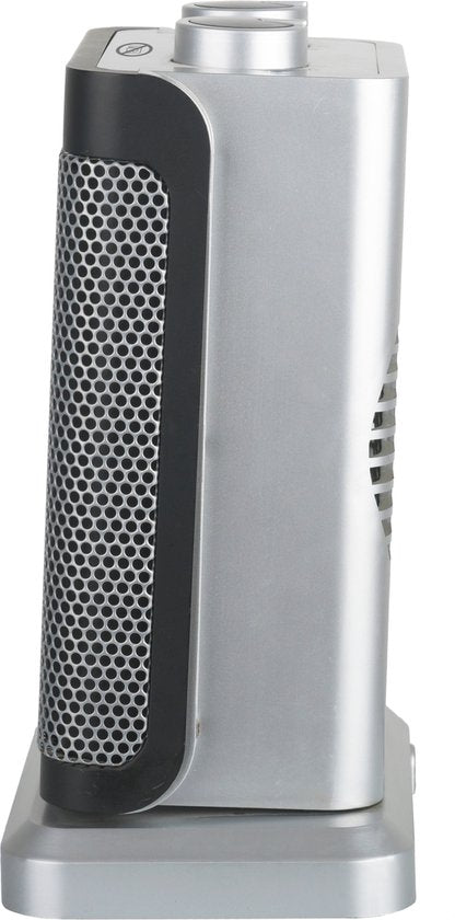 Tomado THC1502B - Keramischer Heizstrahler - 24m² - 1500 Watt - Oszillierend - Schwarz/Grau