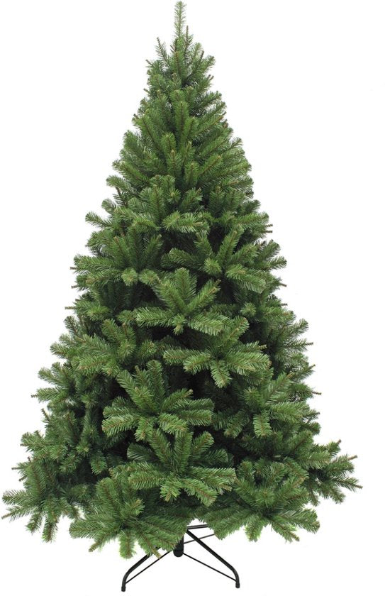 Triumph Tree Forrester Weihnachtsbaum – Kunstbaum mit naturgetreuem Design – Weihnachtsdekoration für den Innenbereich – Kunststoffbaum mit dichten PVC-Nadeln – H 185 x Ø 109 cm – Grün