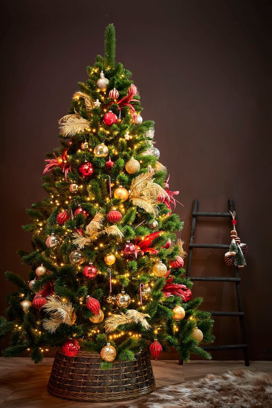 House of Seasons Leitergestell - L29 x B49 x H119 cm - Pappelholz - Schwarz
