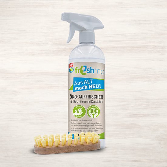 Mediashop Freshmo Set | Ökologischer Auffrischer für Holz, Stein und Kunststoff | Ökologisches Reinigungsmittel