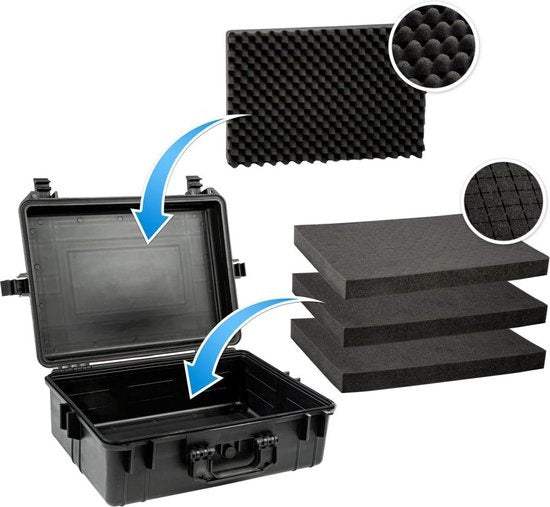 tectake - Fototasche - schwarz - wasserdicht - 402412