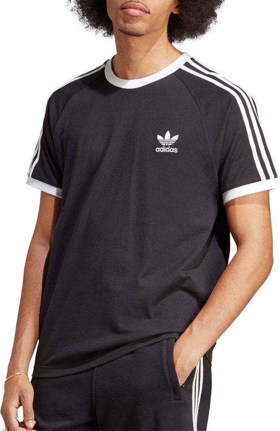 adidas Originals Adicolor Classics 3-Stripes T-Shirt – Herren – Schwarz – M