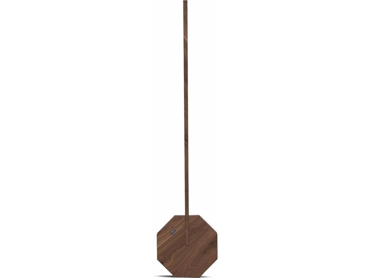 Gingko Design Octagon One Tischlampe – tragbar – Walnuss