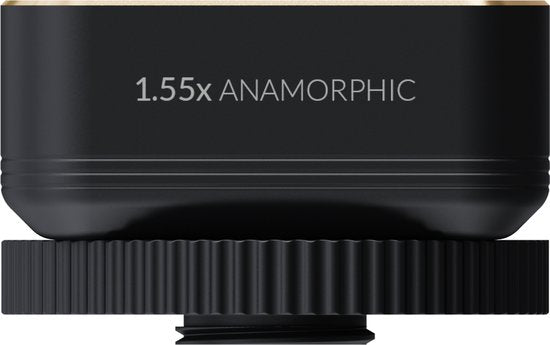 Shiftcam LensUltra 1.55x Anamorphic - Cinematisches Ultra-Wide-Video - Fluorit-Optik für Bildklarheit und Farbgenauigkeit - Schwarz
