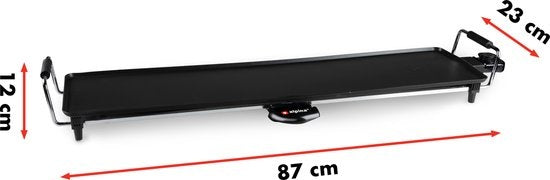 Alpina Bakplaat Teppanyaki - XL - Instelbare Thermostaat - 1800 Watt