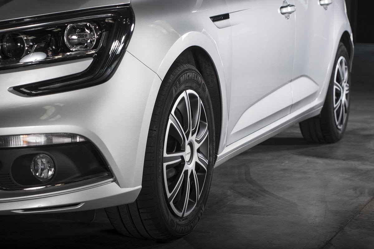 Michelin Radkappen 14-Zoll - silber/schwarz - 4 Stück
