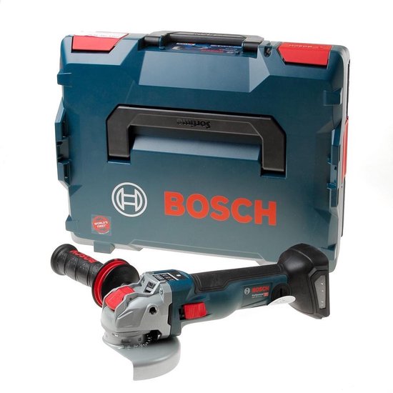 Bosch Professional GWX 18V-10 SC Akku-Winkelschleifer 125 mm X-LOCK 18V Basic Body in L-Boxx – 06017B0400