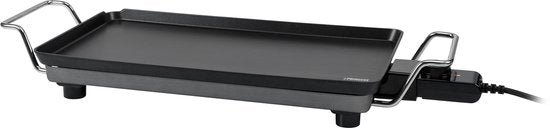 Princess Table Chef Superior Grillplatte 102240 - Gourmet - Grillplatte - Tischgrill - 46 x 26 cm - 8 Personen - Einstellbarer Thermostat - 2500 W - Teppanyaki - Für drinnen und draußen - 2 Meter langes Kabel