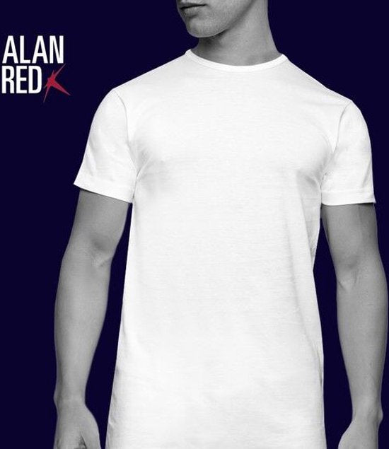 ALAN RED T-shirts Derby extra lang (4er-Pack) - O-Ausschnitt - schwarz - Größe: M