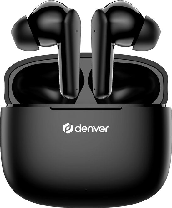 Denver Earbuds - Leichte Ohrhörer - 6 Stunden Musikgenuss - Bluetooth 5.3 - TWE48