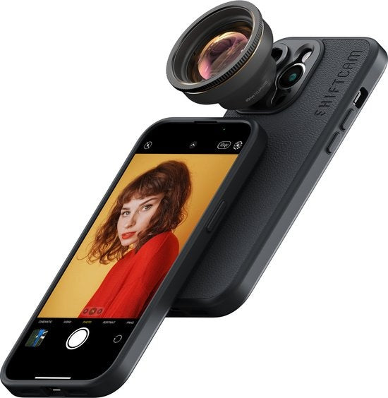 ShiftCam LensUltra 60mm Telephoto - Objektiv für Smartphone - Mobile Fotografie - Leistungsstarke Zoomfunktionen - Optischer Zoom