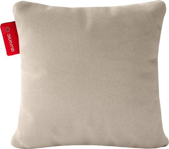 Auronic Wärmekissen - Classic - 45x45 - Kabellos - Wiederaufladbar - Elektrisches Kissen - Infrarot - Taupe