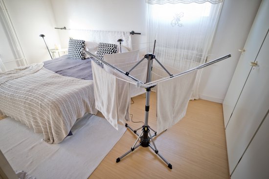 Ezeespinner - Elektrischer Wäschetrockner - Klappbares Trockengestell mit automatischer Abschaltung - Mit Fernbedienung - Kapazität bis zu 25 KG - 10W