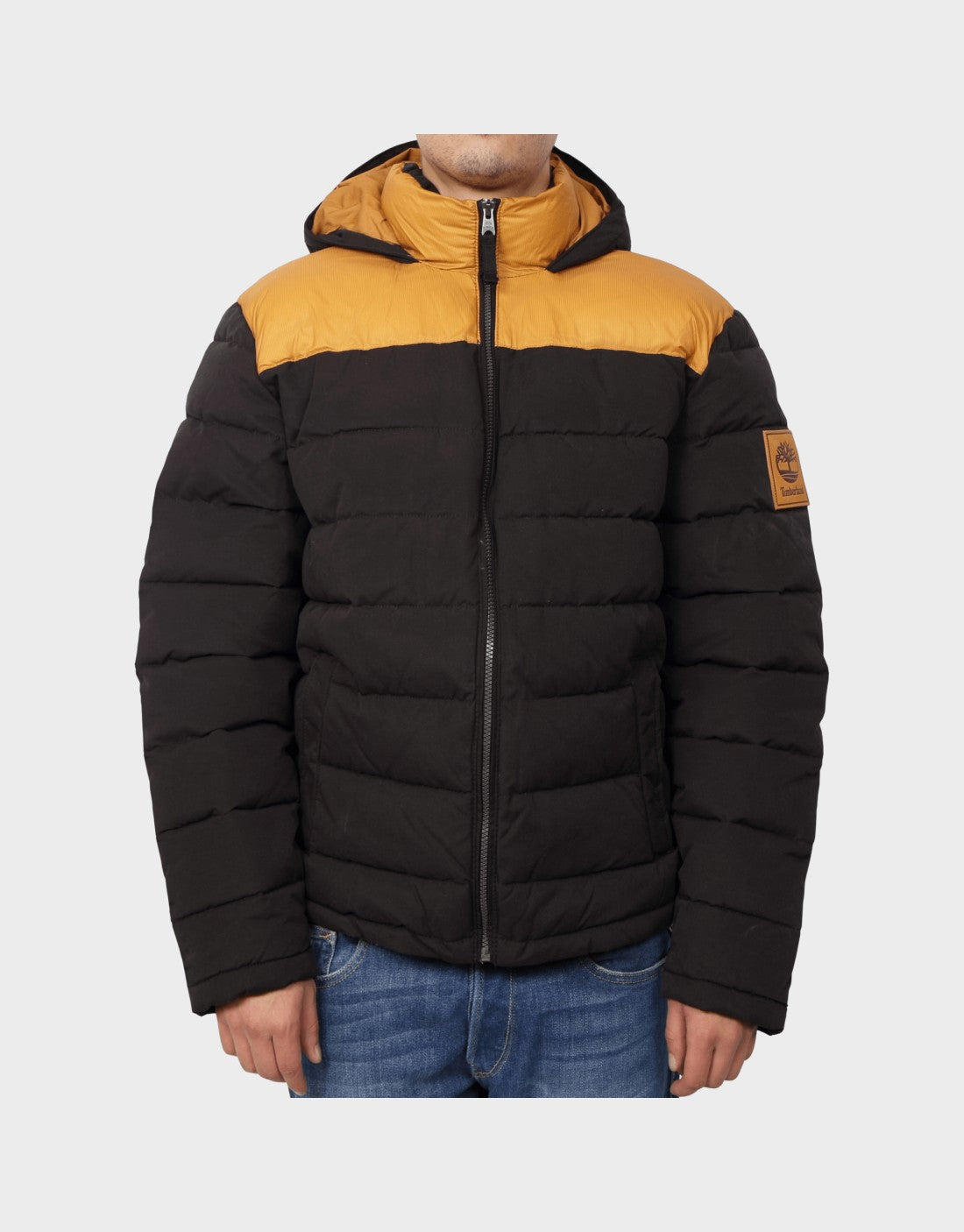 Timberland South Twin Puffer Jacket Männer - Schwarz/Gelb - Größe 3XL