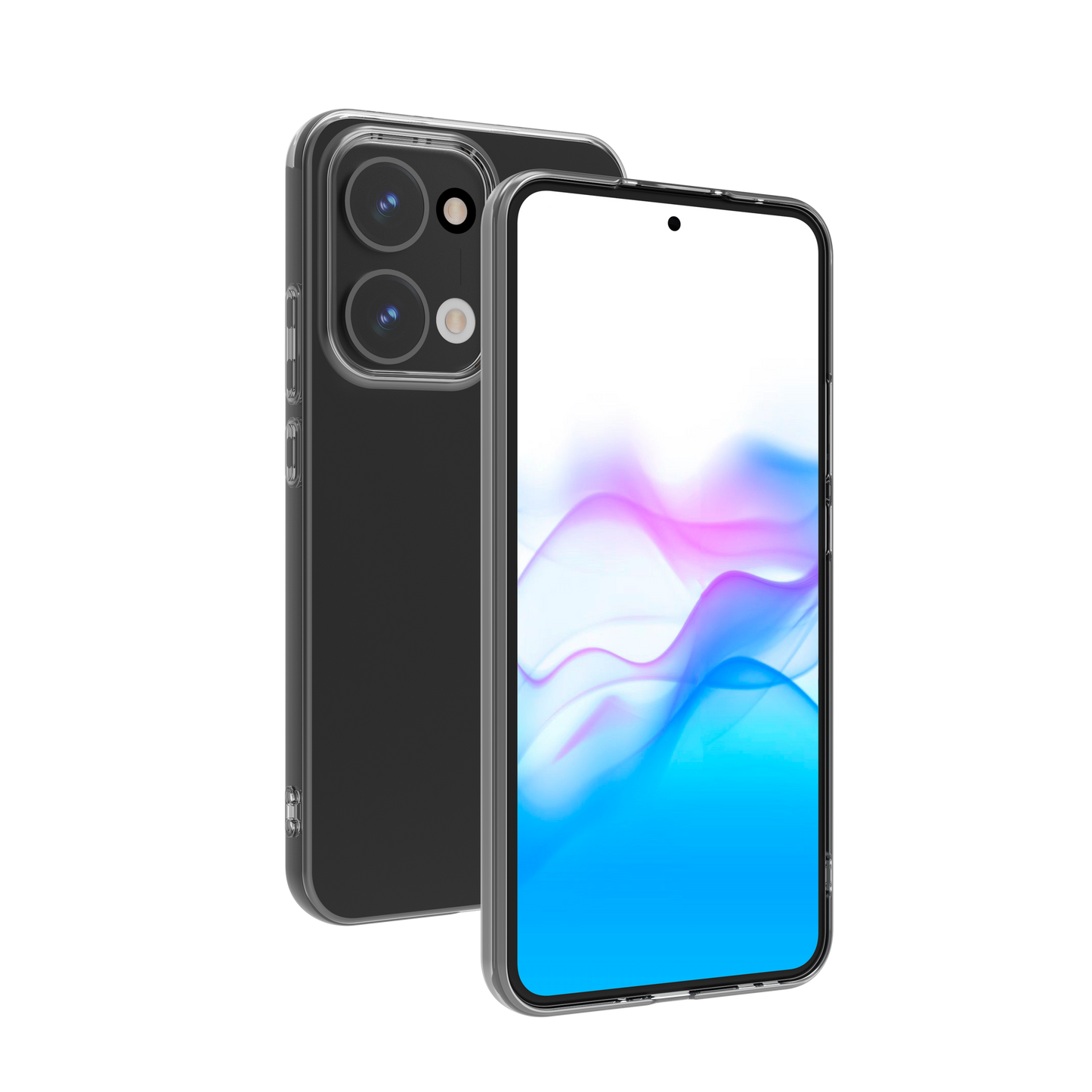 BeHello Gel Case für Oppo Reno13 - Stoßfest - Flexibel - Präzise Passform - Transparent