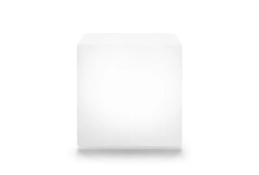 Hortensus LED-Würfel auf Solarenergie 40x40x40 cm - Weiß - Für Innen und Außen