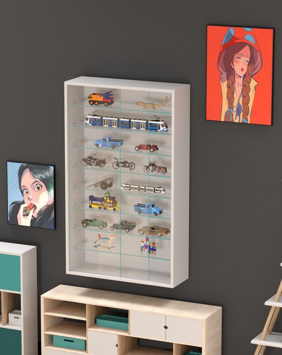 VDD Vitrine stehend hängend Wandvitrine - 60 x 105 x 20 cm