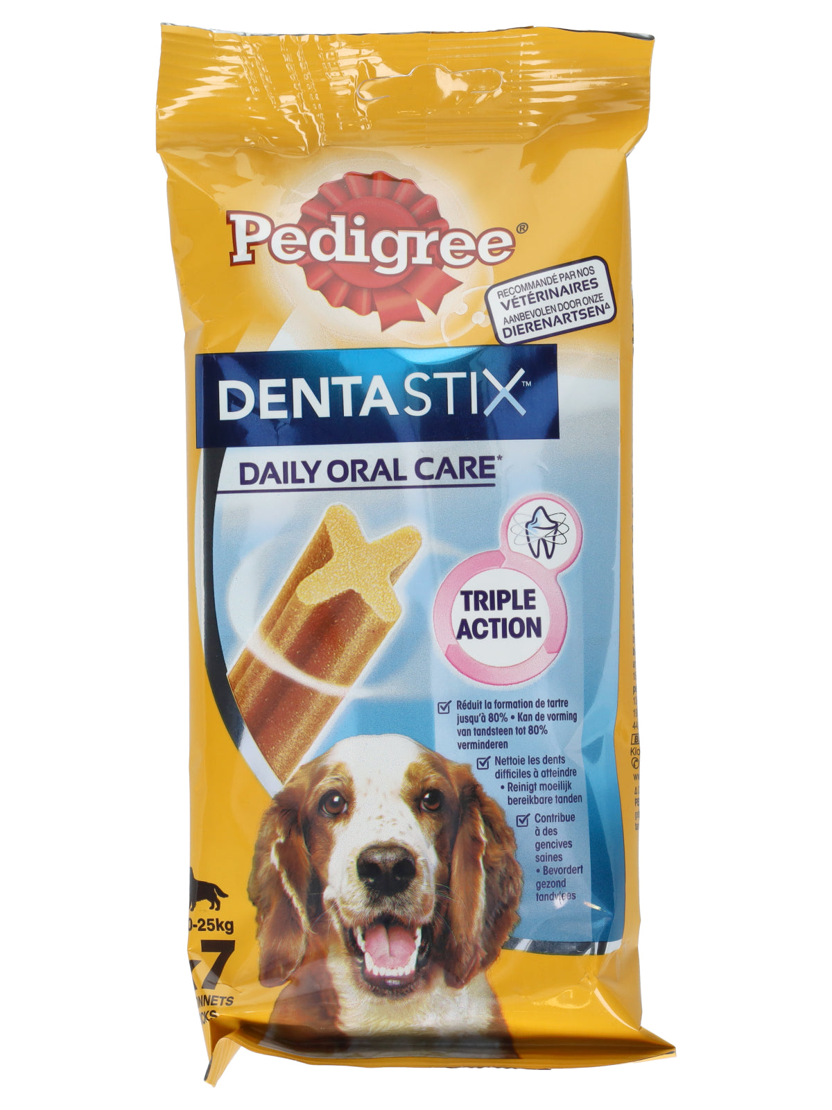 Pedigree Dentastix Hundesnack (mittel) – 7 Sticks – 180 Gramm