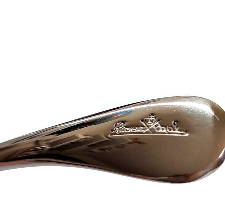 Rosenthal Besteckset 3-teilig - Messer 22 cm, Gabel 20 cm, Löffel 20 cm - Edelstahl - Silbergrau