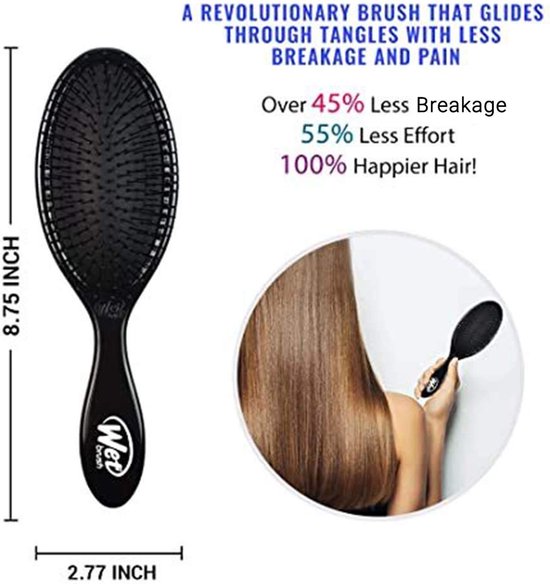 Wet Brush Original Detangler Haarbürste – Schwarz