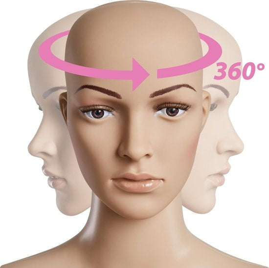 tectake - Schaufensterpuppe Schaufensterpuppe Modell "Damen" - zerlegbar - 402663