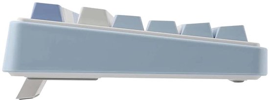 EPOMAKER F75 Sea Salt Blue LEOBOG Greywood V3 Switch RGB – kabellose, Hotswap-fähige mechanische Gaming-Tastatur