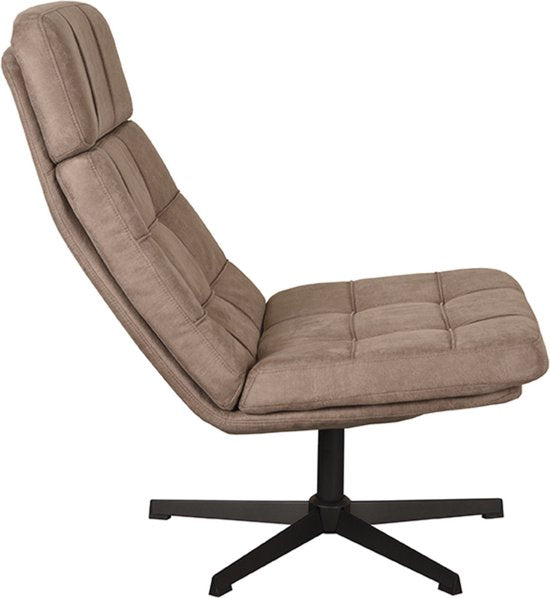 LABEL51 Alvar Sessel - Braun - Stoff - Exkl. Hocker - - Drehbar