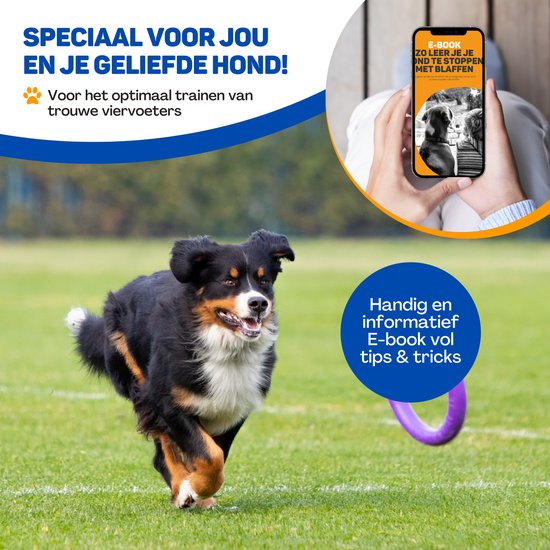Vulpes Goods® Ultraschall-Anti-Bell-Gerät - 4-in-1 Anti-Bell-Gerät Max - ohne Schock - alternatives Anti-Bell-Halsband - für kleine & große Hunde - Audio - Taschenlampe - Taschenlampe - USB-aufladbar