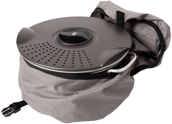 Bo-Camp – Kochgeschirrset – Trekking – 5-teilig – Keramikbeschichtung – Aluminium