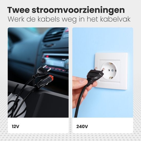 Auronic Electric Kühlbox - Kühlbox - 40L - 12V und 240V - Schwarz