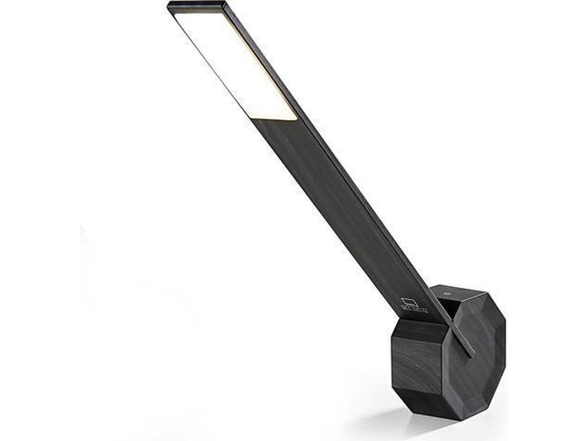 Gingko Design Octagon One Tischlampe – tragbar – Walnuss