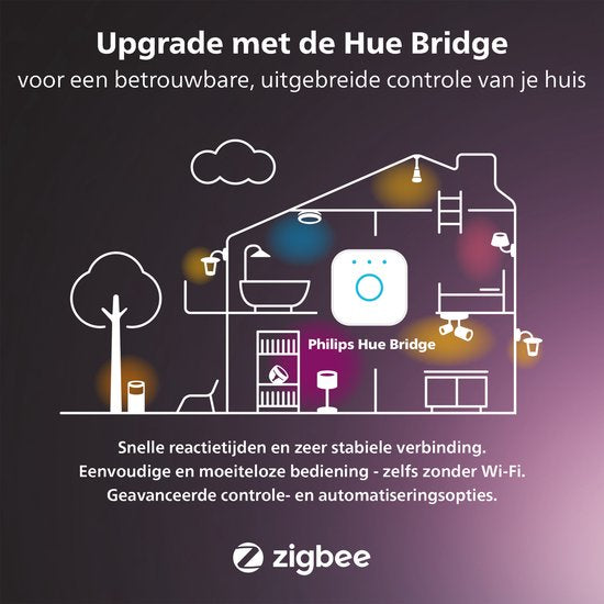 Philips Hue Ensis Hängeleuchte – weißes und farbiges Licht – schwarz