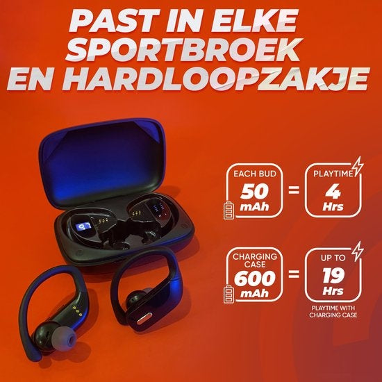 Cozey Wireless Sport Ohrhörer mit Bluetooth - Laufen - Mikrofon - Wireless Ohrhörer