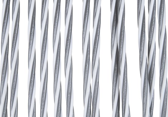 Arisol Fliegengitter – String – 220 x 100 cm – Grau/Weiß