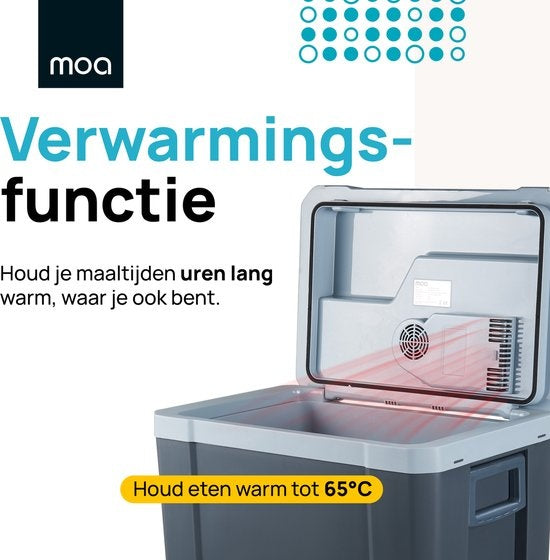 MOA Elektrische Koelbox - Coolbox - Met Verwarmingsfunctie - 12V en 230V - 40 Liter - ECW40