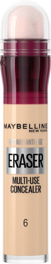 Maybelline New York – Instant Anti Age Eraser – 06 – Concealer, die Augenringe sichtbar kaschieren – 6,8 ml