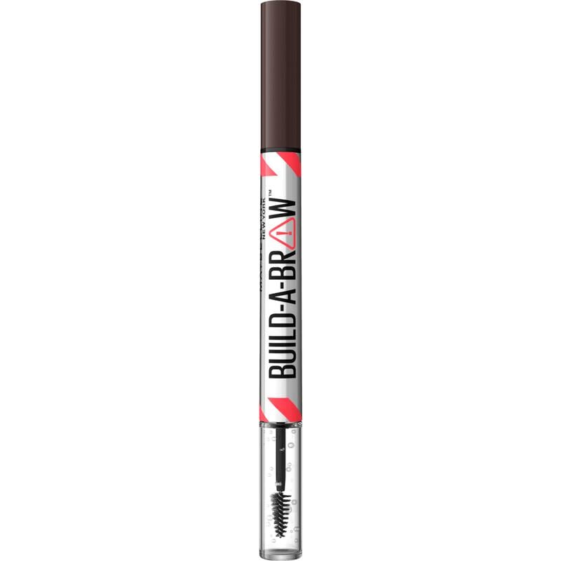 Maybelline Build-a-Brow 2-in-1 Augenbrauenstift & Fixiergel – 259 Ash Brown – Wasserfest – Bis zu 24 Stunden